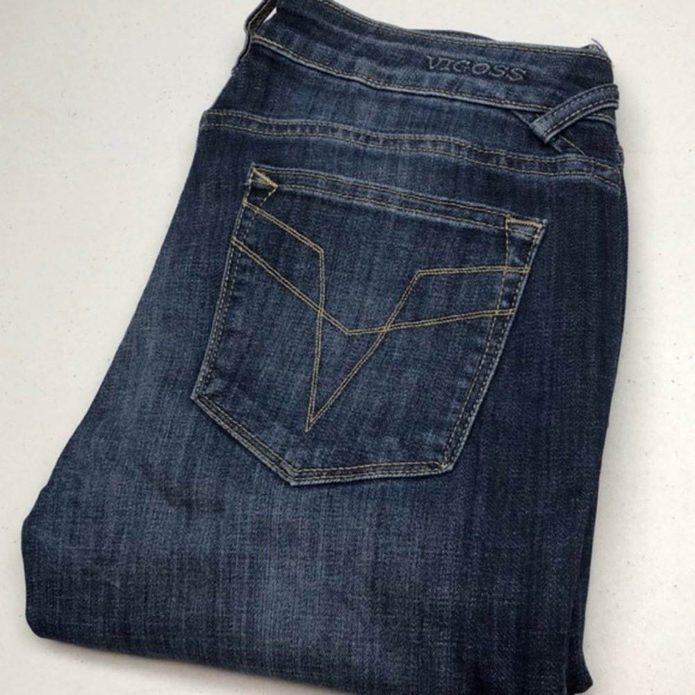 LIKE NEW VIGOSS CHELSEA SKINNY JEANS 27x29 RARE DISTRESS ED 😎